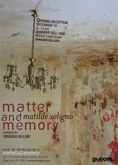 Matter and Memory, Exhibition Poster