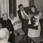 Nikolai Ivanovich Svishchov-Paola; Ida Kar and others by Ida Kar, vintage bromide print, 1959