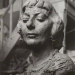 Bust of Ida Kar by Nikogos Nikogosyan by Ida Kar, vintage bromide print, 1957