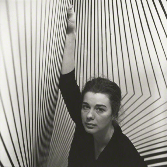 Bridget Riley by Ida Kar, 1963
