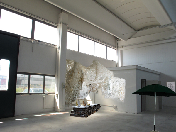 Zootropio – Vênus et Milö, rendering del progetto installativo, 2011.
